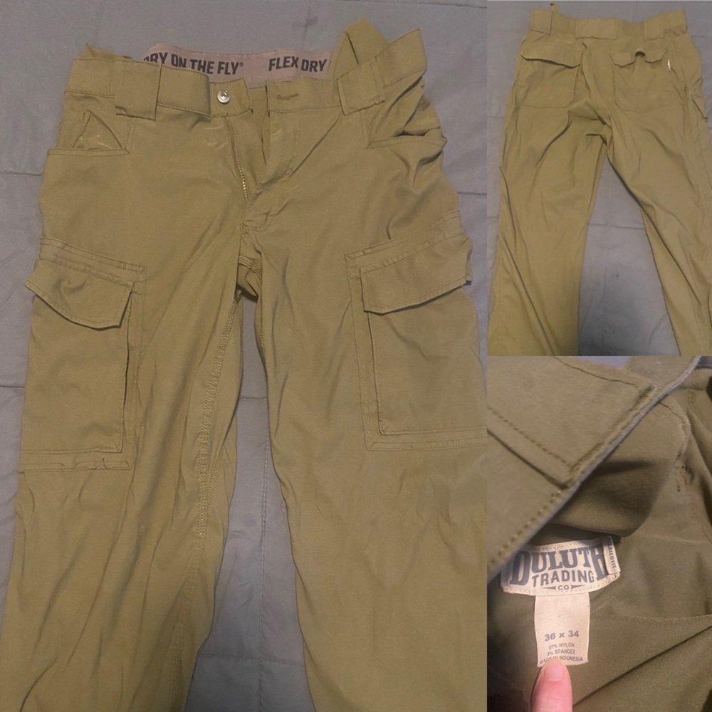 Men’s DuluthFlex Fly on the Dry cargo pants, 36x34